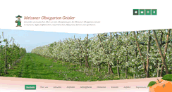 Desktop Screenshot of meissner-obstgarten-geisler.de