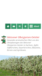 Mobile Screenshot of meissner-obstgarten-geisler.de